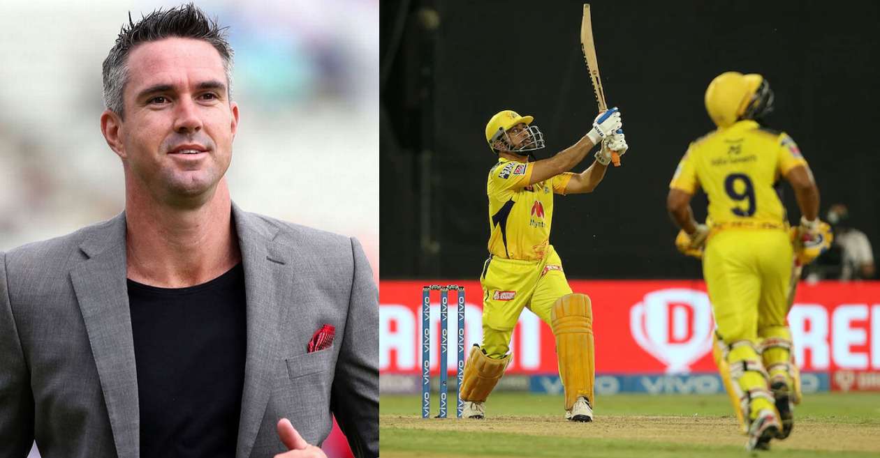 IPL 2021: Kevin Pietersen, Sunil Gavaskar react after MS Dhoni finishes match against SRH with his trademark six