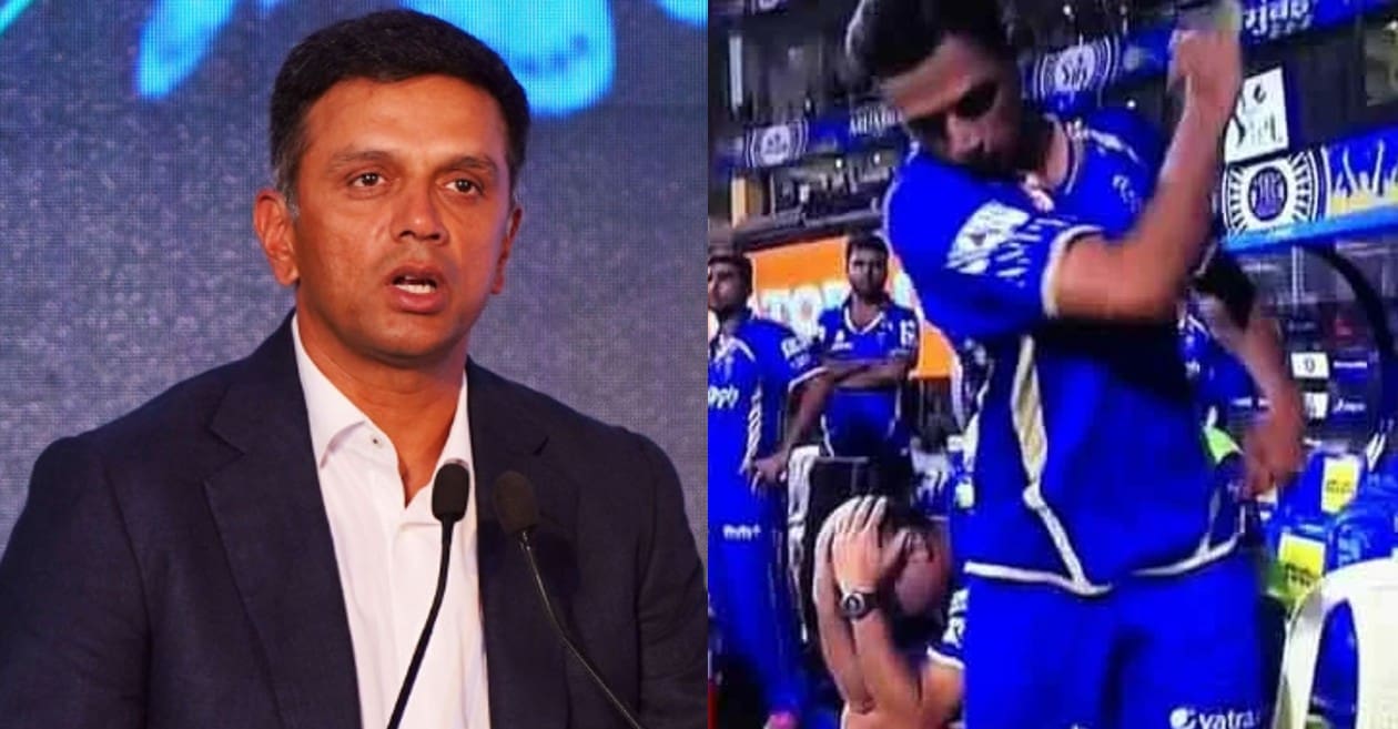 Rahul Dravid recalls the incident when he threw his cap in IPL 2014