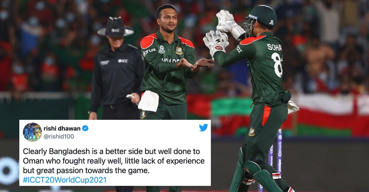 Twitter Reactions: Shakib Al Hasan’s all-round show keep Bangladesh alive in T20 World Cup 2021