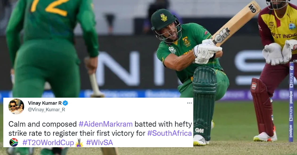 T20 World Cup: Aiden Markram, bowlers propel South Africa to emphatic win over West Indies – Twitter reactions