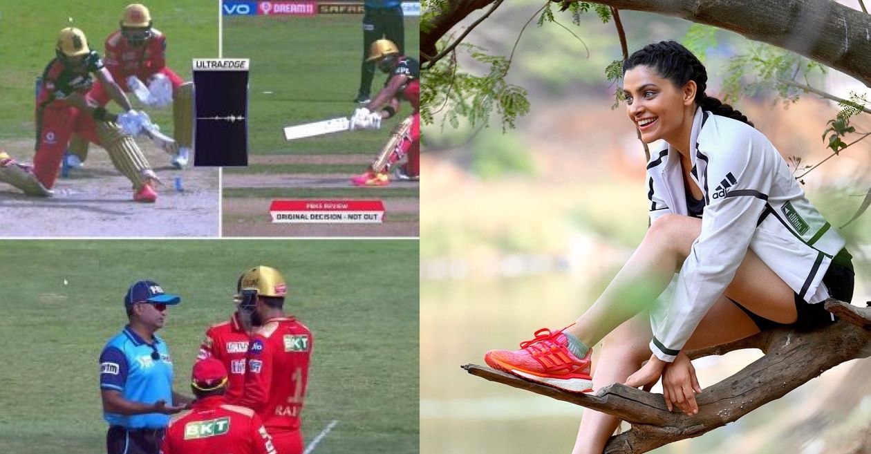 Umpiring error, Saiyami Kher