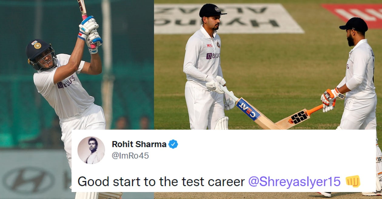 Twitter reactions: Shreyas Iyer, Ravindra Jadeja put India in a commanding position on Day 1 of Kanpur Test