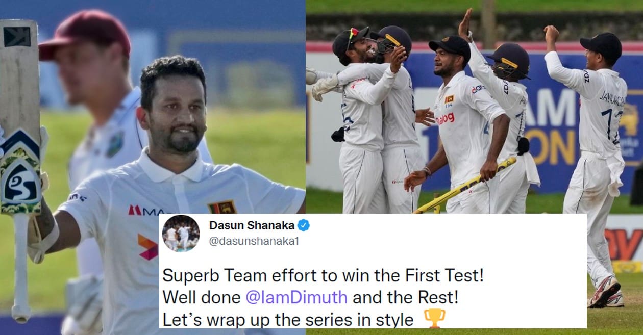 Twitter reactions: Dimuth Karunaratne, spinners dominate as Sri Lanka steamroll West Indies in Galle Test