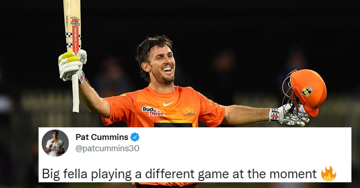 Twitter erupts as Mitchell Marsh hits his maiden century in Big Bash League (BBL)