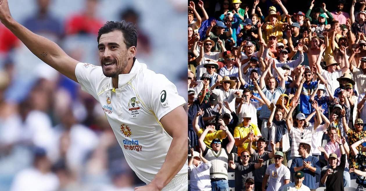 Mitchell Starc almost claimed his hat-trick on Day 2 of MCG Test