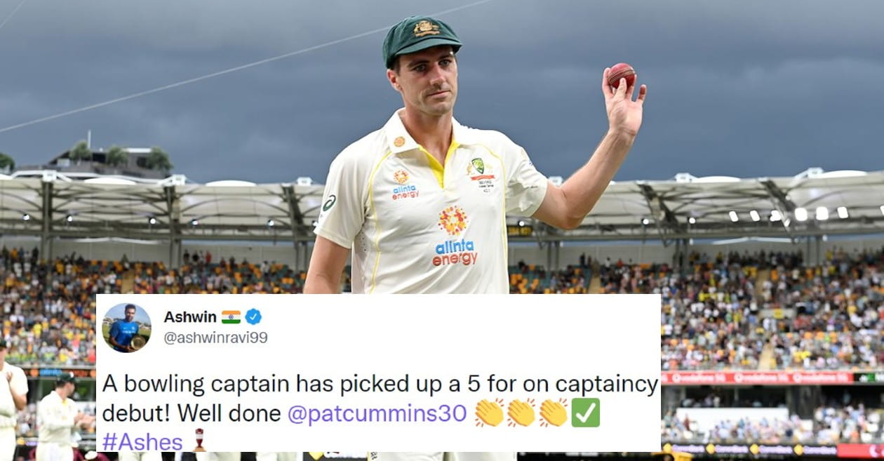 Ashes 2021-22: Twitter reactions – Pat Cummins’ fifer destroys England on Day 1 of Gabba Test