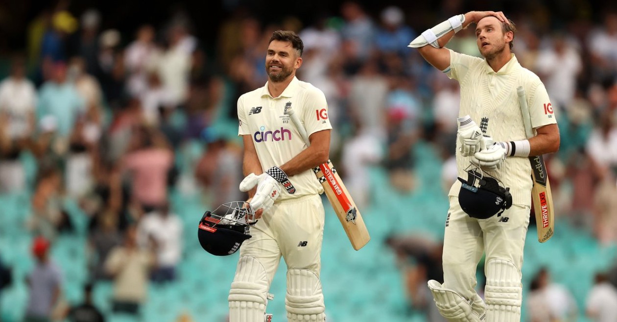 Stuart Broad and James Anderson engage in fun banter after England salvage a famous draw against Australia