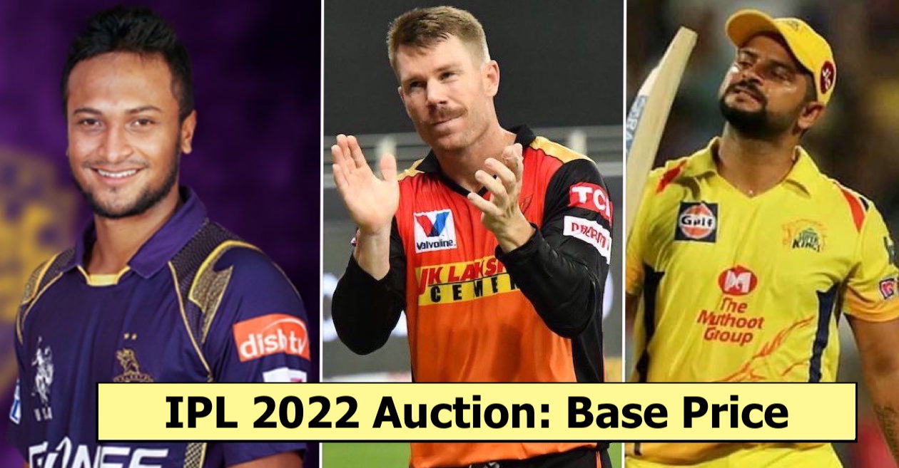 IPL Auction 2022: List of players with maximum base price