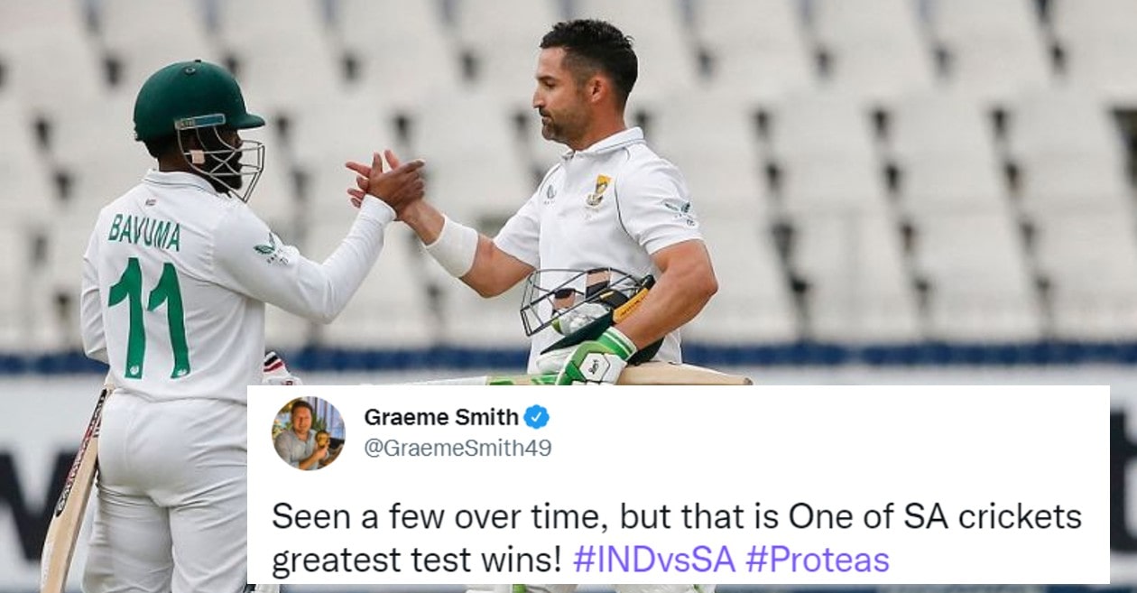 Twitter reactions: Dean Elgar stars in South Africa’s historic win over India in Johannesburg