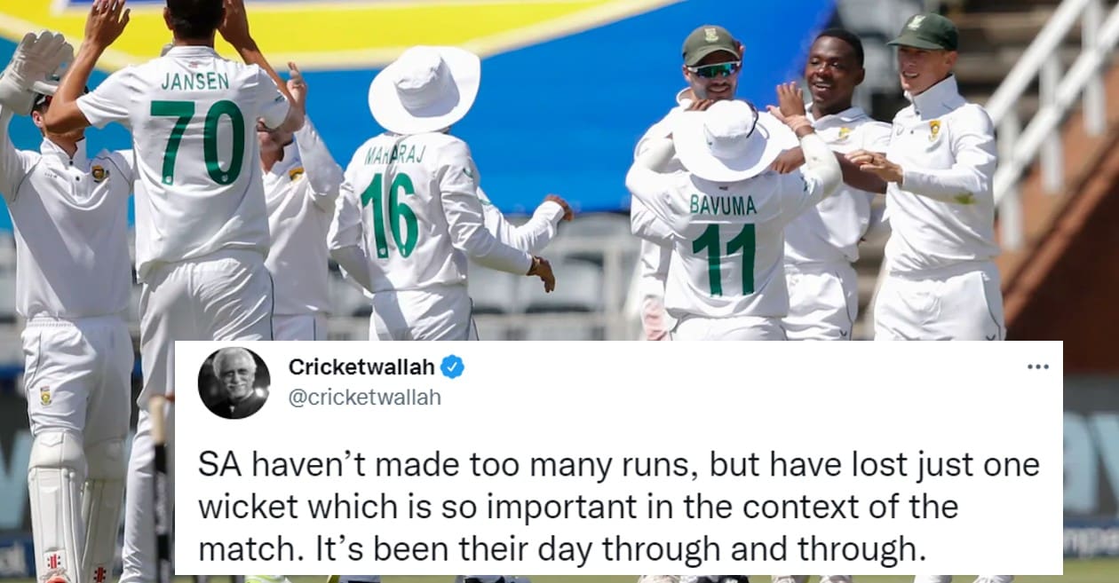 Twitter reactions: Bowlers dominate as South Africa take advantage over India on Day 1 of second Test