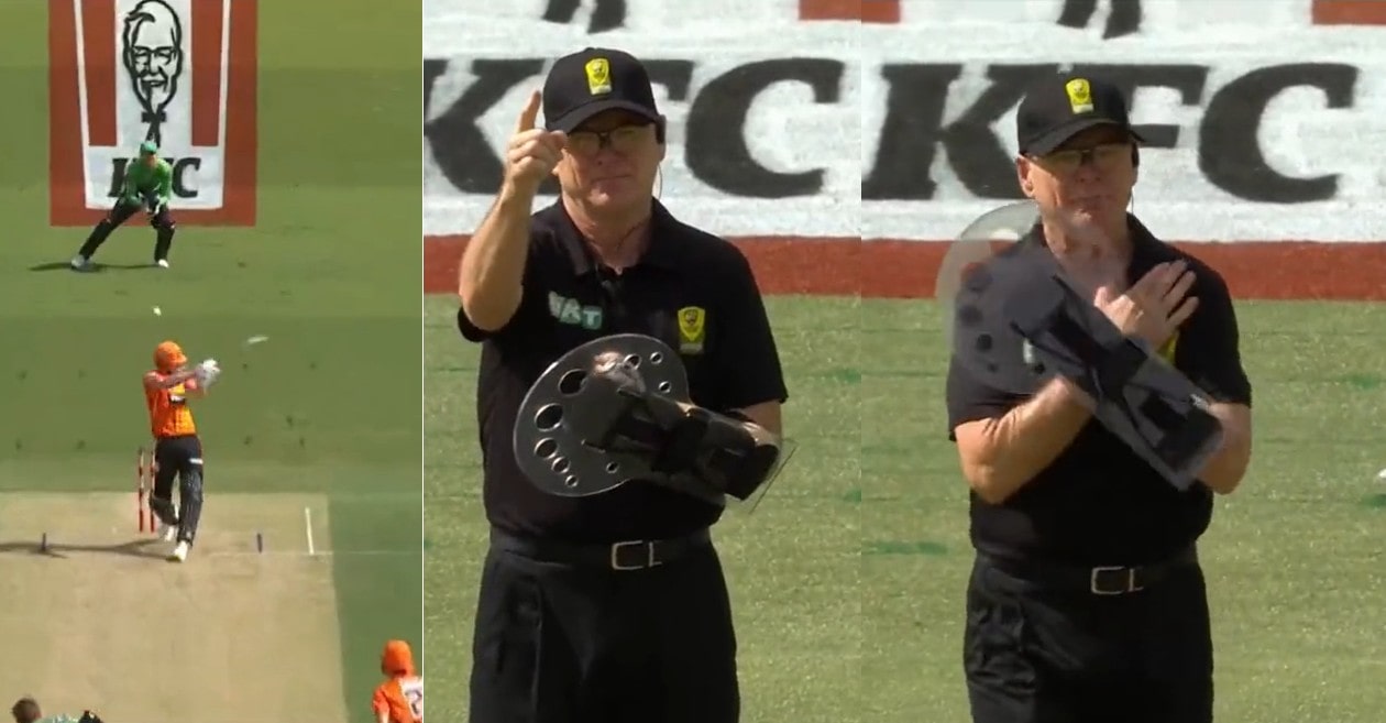 Umpire reverses his 'out' decision in BBL 11