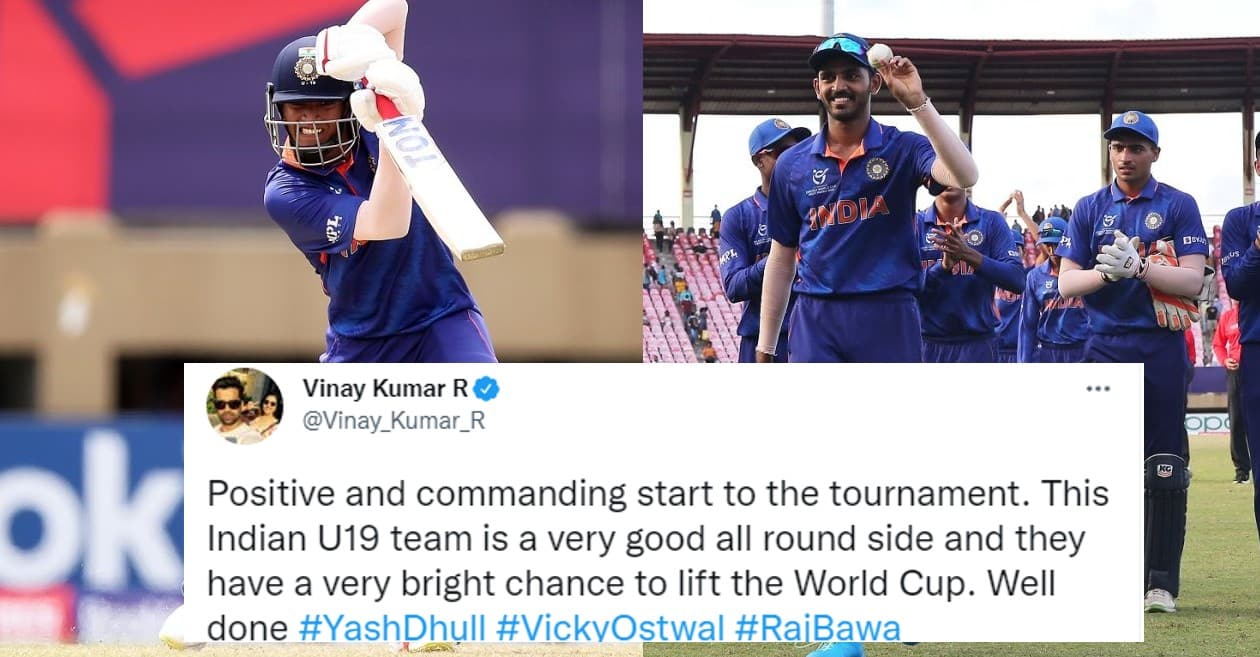 Twitter reactions: Yash Dhull, bowlers star in India’s triumph over South Africa in U19 World Cup 2022