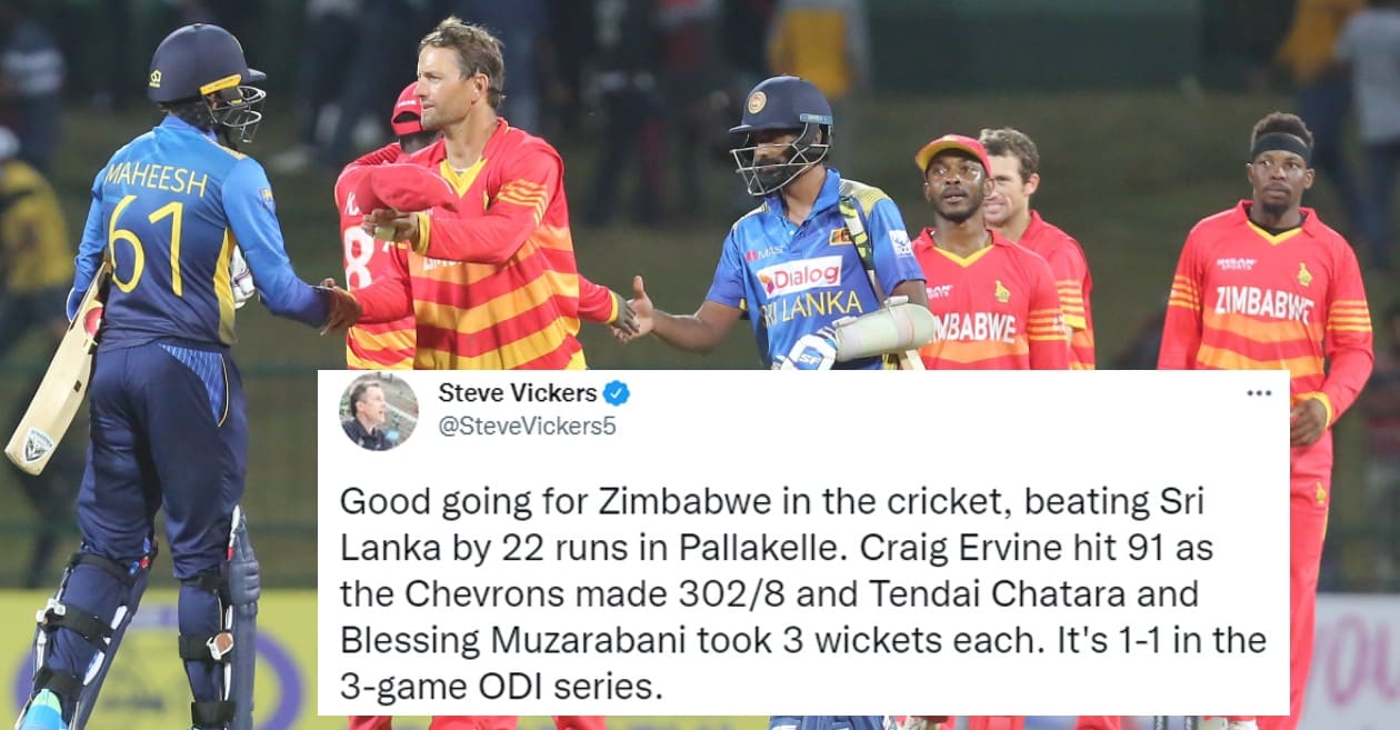 Zimbabwe beat Sri Lanka in 2nd ODI