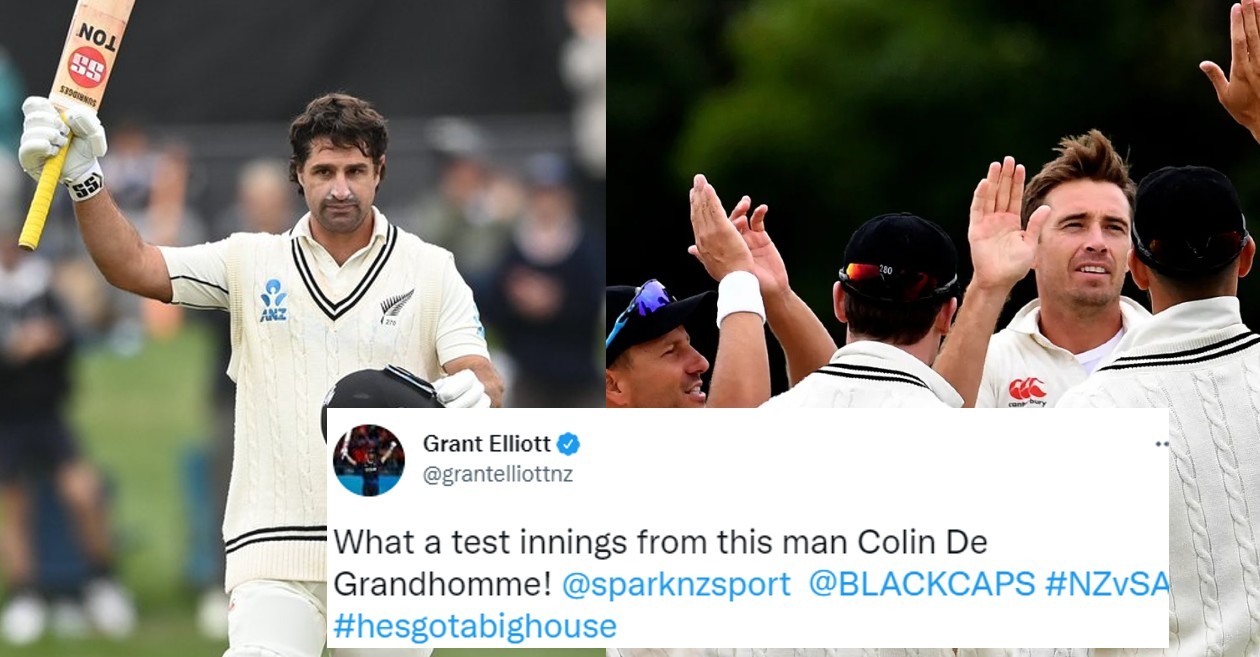 Twitter reactions: Colin de Grandhomme, bowlers help New Zealand fightback in 2nd Test vs South Africa