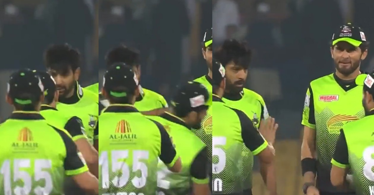 Haris Rauf slaps teammate for dropping catch in PSL 2022