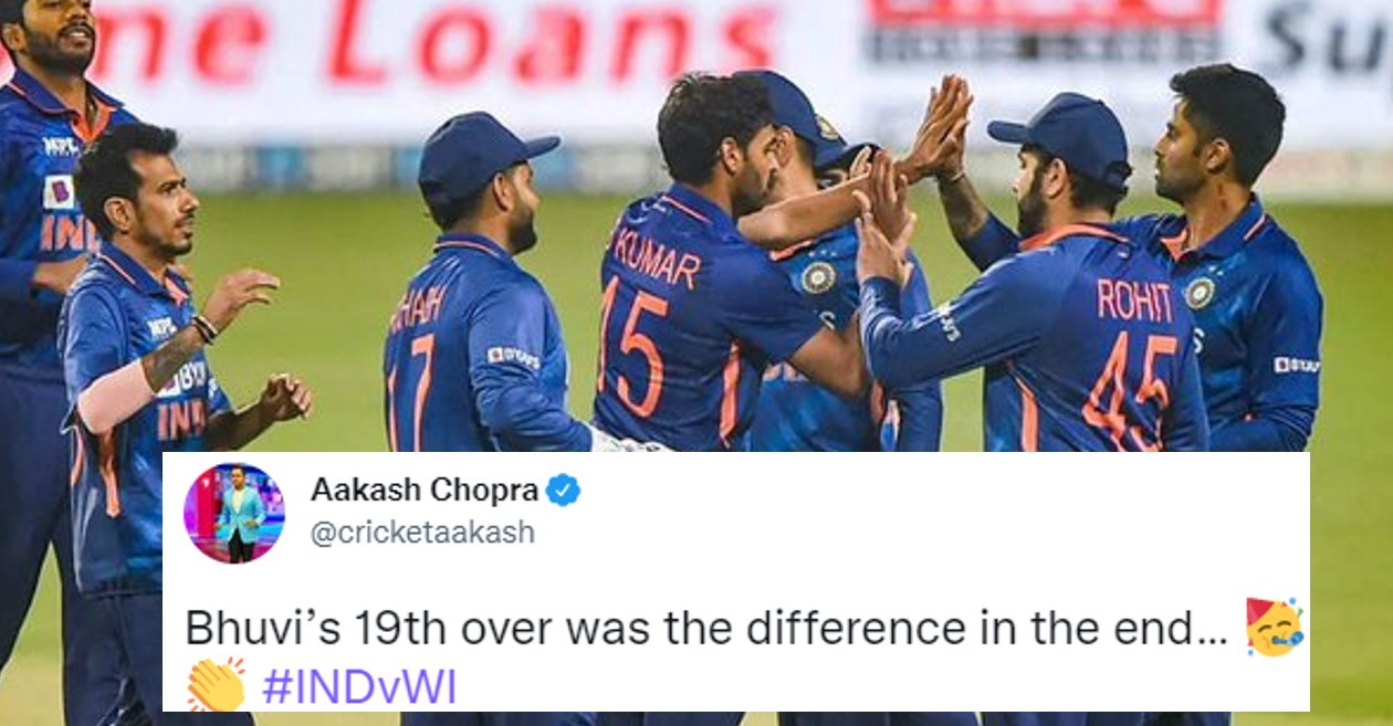 Twitter reactions: Bhuvneshwar Kumar holds nerves to pull a thrilling win  for India in 2nd T20I vs West Indies 