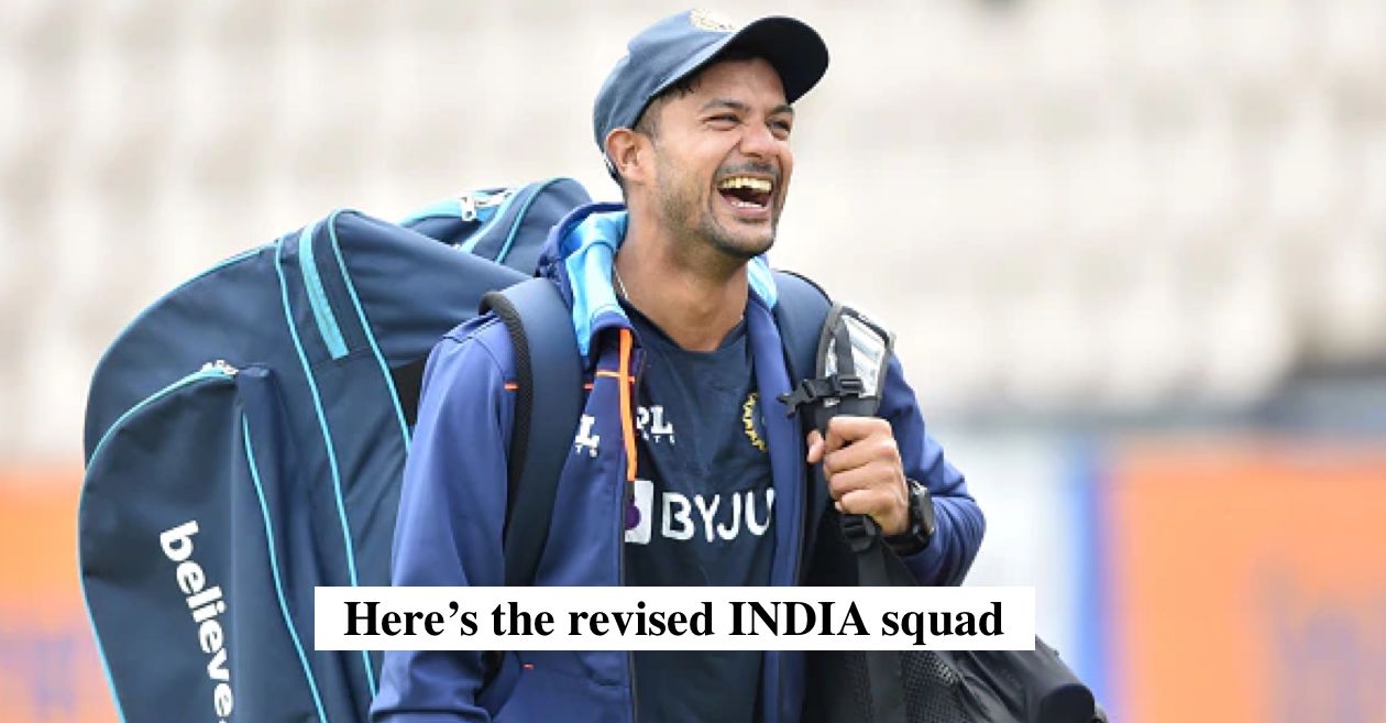 IND vs WI: Mayank Agarwal joins India squad after a number of positive Covid-19 results