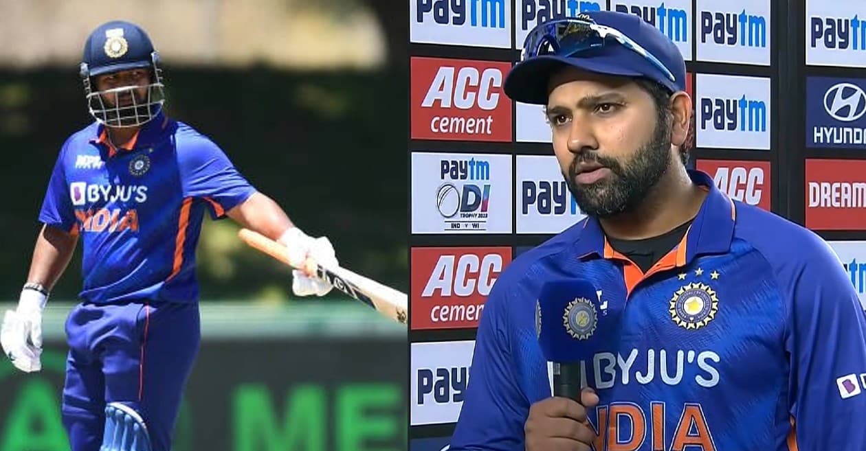 Rohit Sharma explains why Rishabh Pant came to open the innings in the 2nd ODI