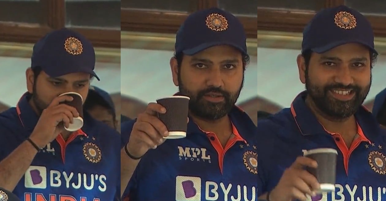 Rohit Sharma offers coffee to cameraman in 2nd T20I