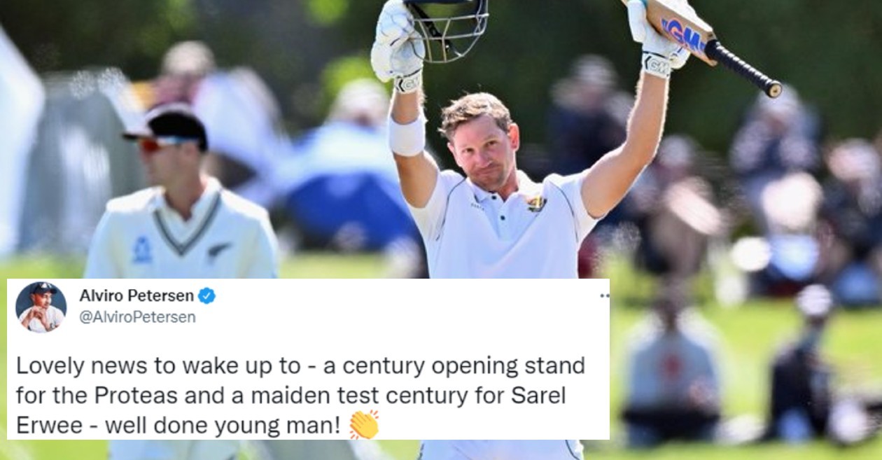 Twitter reactions: Sarel Erwee’s ton gives South Africa an advantage on Day 1 of 2nd Test against New Zealand