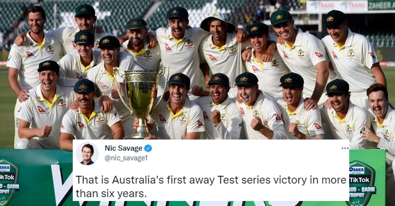 Australia beat Pakistan in Lahore Test to win the series