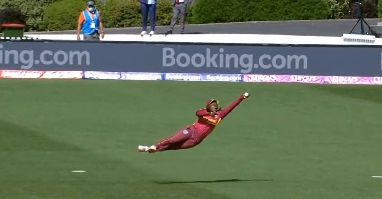 WATCH: Deandra Dottin takes a screamer to dismiss Lauren Winfield-Hill in Women’s World Cup 2022