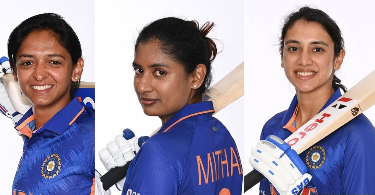 Harmanpreet Kaur, Mithali Raj, Smriti Mandhana