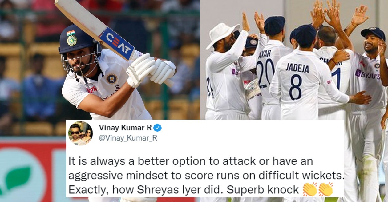 Twitter reactions: Shreyas Iyer, bowlers headline India’s dominance on Day 1 of 2nd Test against Sri Lanka