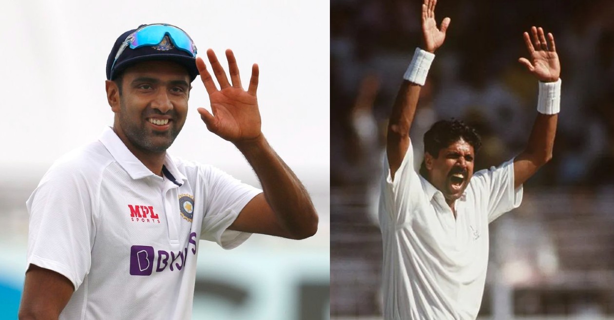 Ravichandran Ashwin leapfrogs Kapil Dev to become India’s 2nd highest wicket-taker in Test cricket