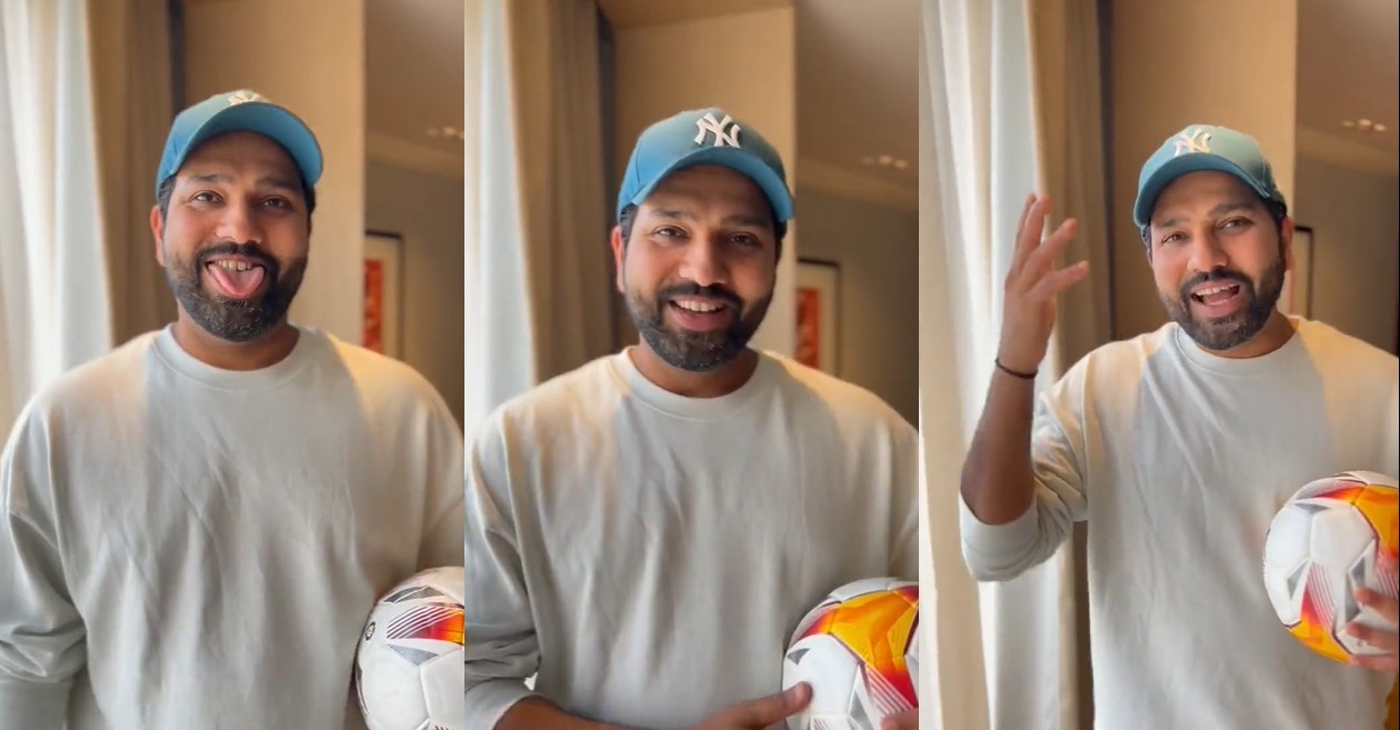 Rohit Sharma wishes his fans on Holi