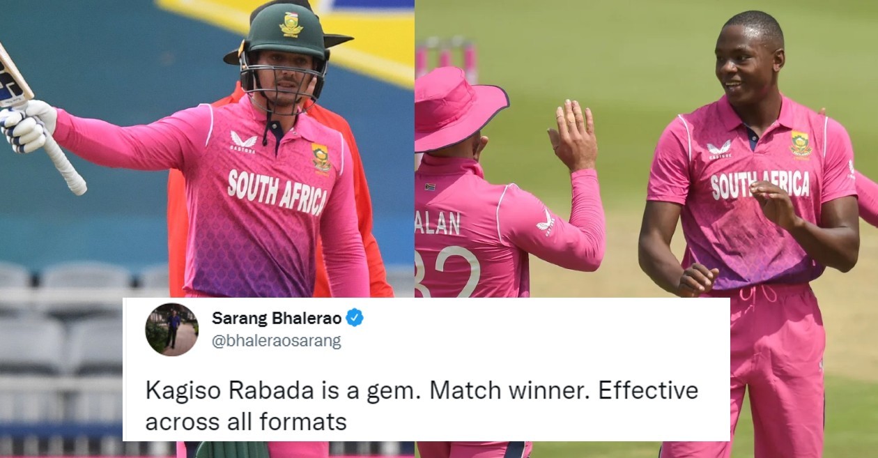 Twitter reactions: Kagiso Rabada, Quinton de Kock propel South Africa to series levelling win over Bangladesh