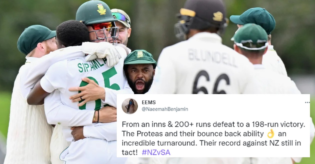 Twitter reactions: Bowlers shine as South Africa beat New Zealand in 2nd Test to level series