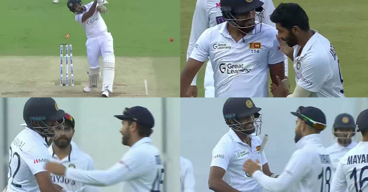 WATCH: Team India congratulate Suranga Lakmal before he walks out of the field in his last international match