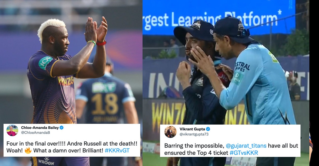 आईपीएल 2022 [Twitter reactions]: आंद्रे रसेल का हरफनमौला प्रयास बेकार गया क्योंकि केकेआर जीटी के खिलाफ हार गया
