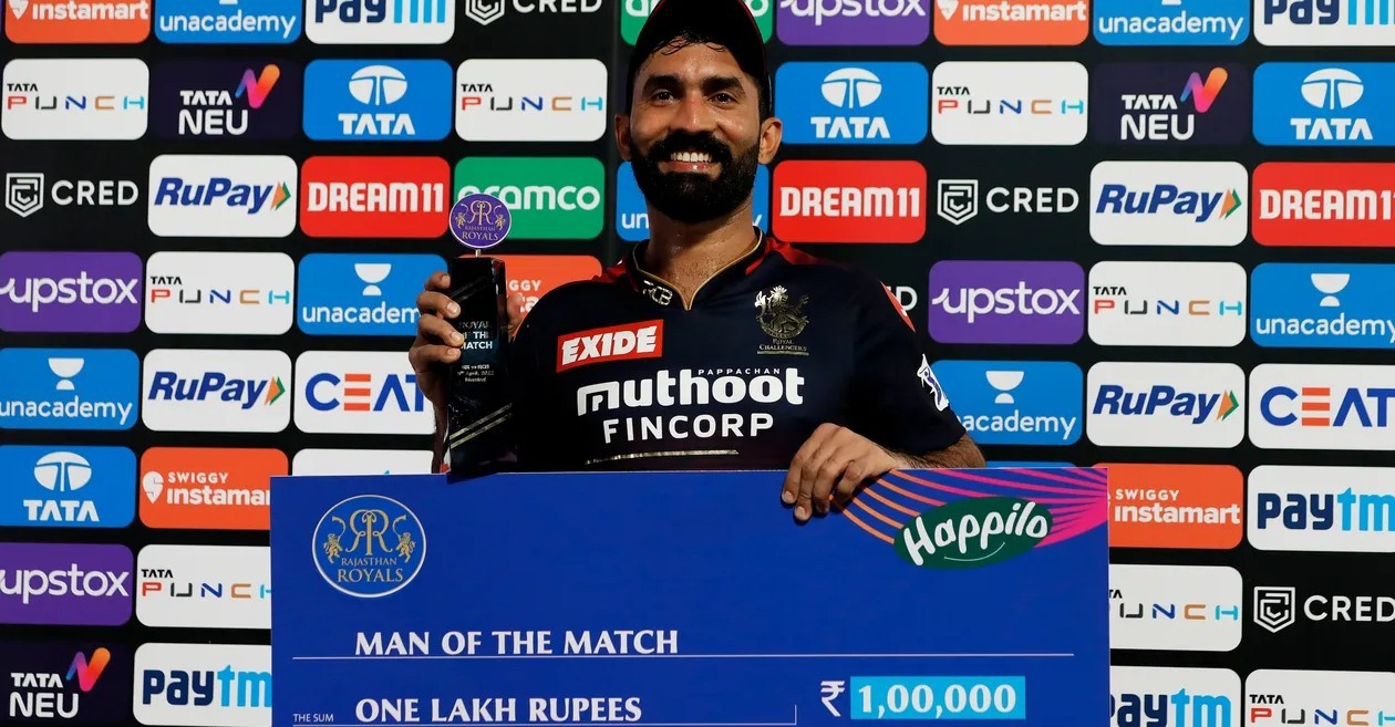 IPL 2022: Dinesh Karthik reveals his ‘key to success’ after guiding RCB to an emphatic win against RR