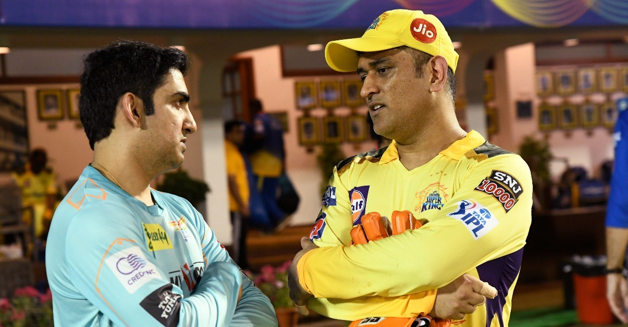 Watch Gautam Gambhir Ms Dhoni Greet Each Other After Lsg Vs Csk Match At Ipl 2022 Cricket Times 5682