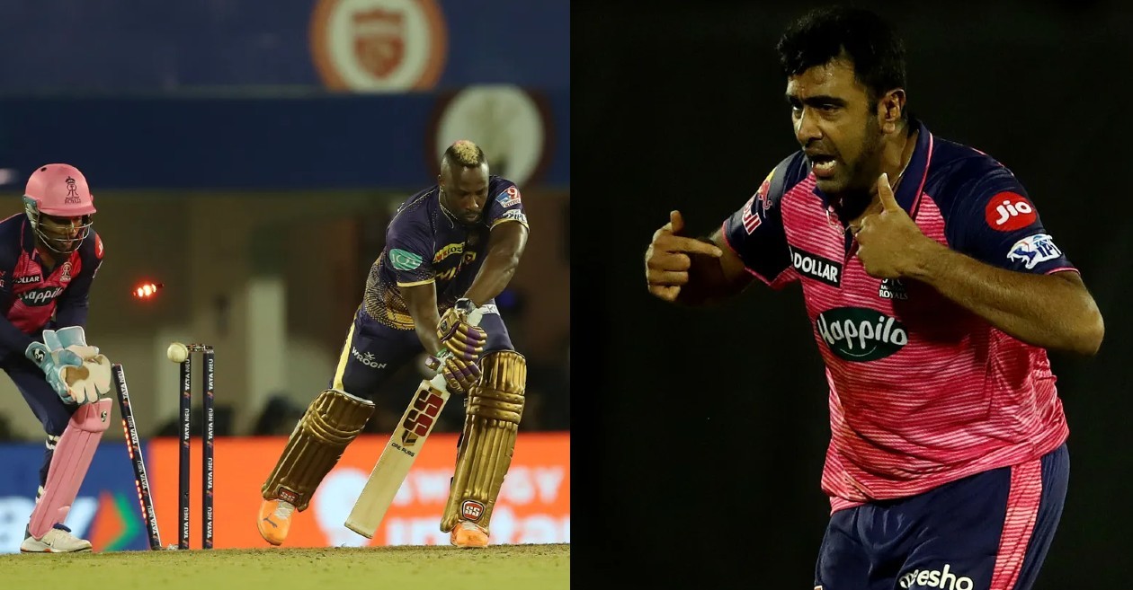 आईपीएल 2022 [WATCH]: रविचंद्रन अश्विन ने आरआर बनाम केकेआर खेल में आंद्रे रसेल को गोल्डन डक के लिए आउट करने के लिए एक जाफ़ा फेंका