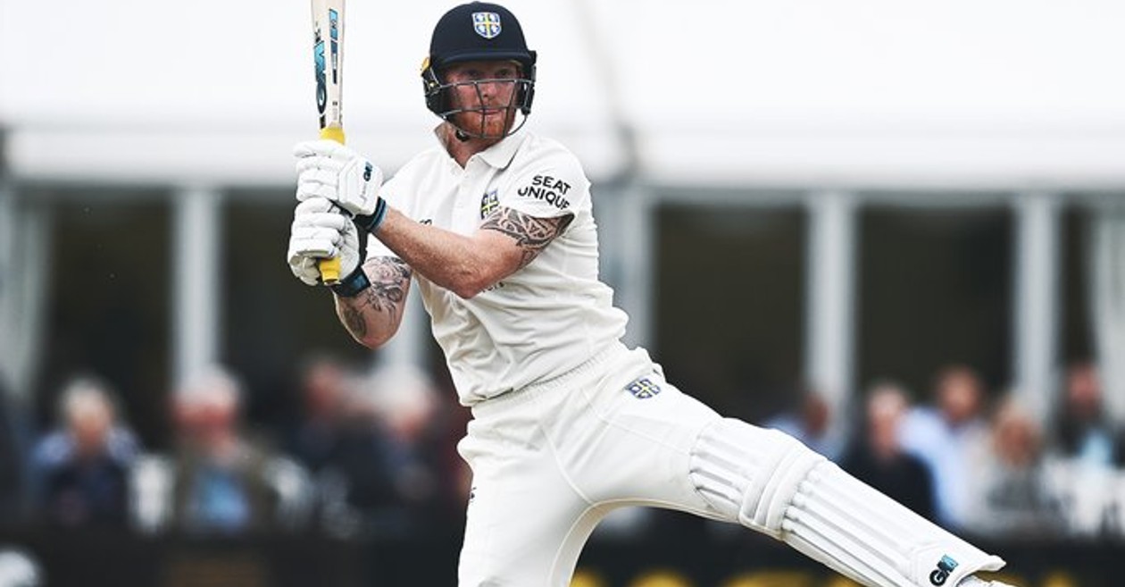 WATCH: Ben Stokes hits 5 sixes and a four in an over during his 64-ball ton at County Championship