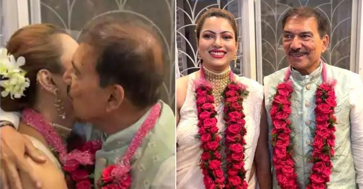 Former India cricketer Arun Lal marries Bulbul Saha; pictures of intimate ceremony go viral | CricketTimes.com