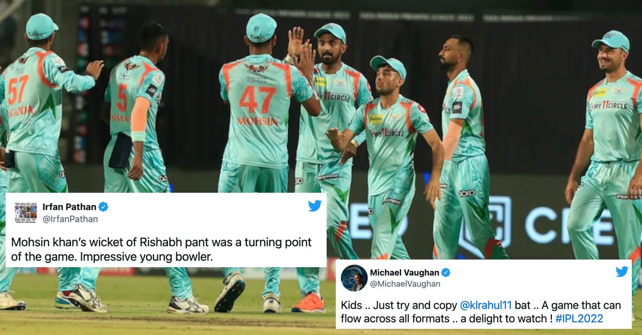 आईपीएल 2022 [Twitter reactions]: केएल राहुल, मोहसिन खान एलएसजी की डीसी पर छह रन की जीत में चमके