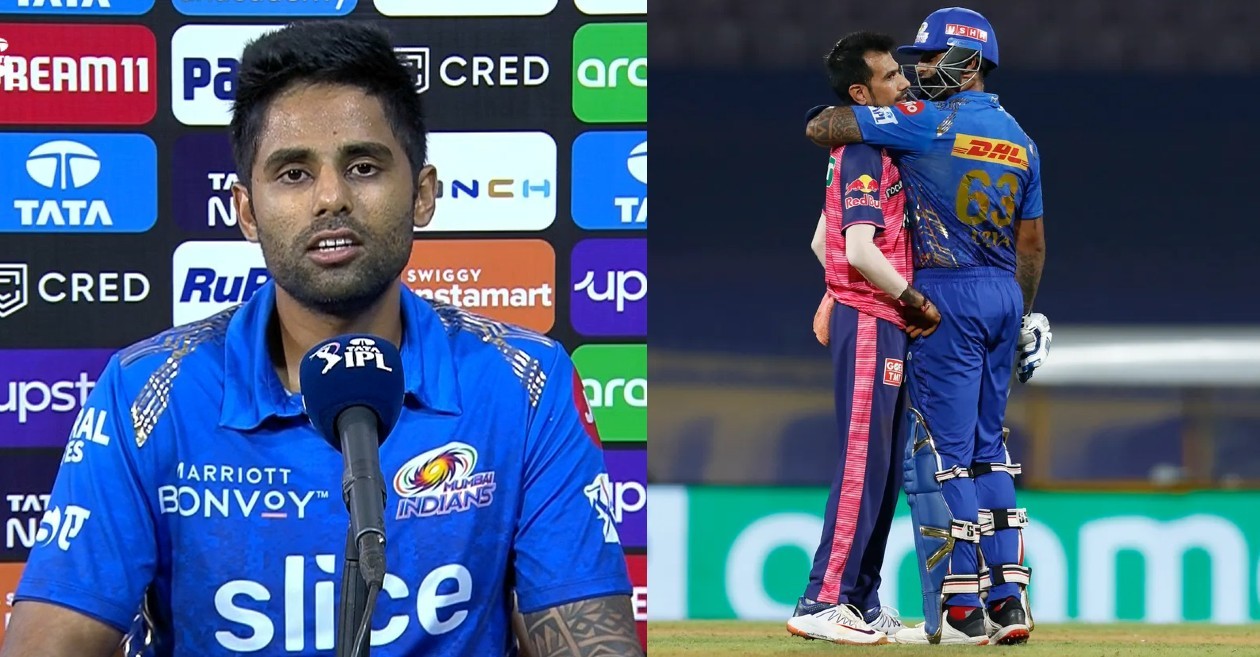 IPL 2022: Suryakumar Yadav throws light on his ‘sweet banter’ with Yuzvendra Chahal during RR vs MI clash