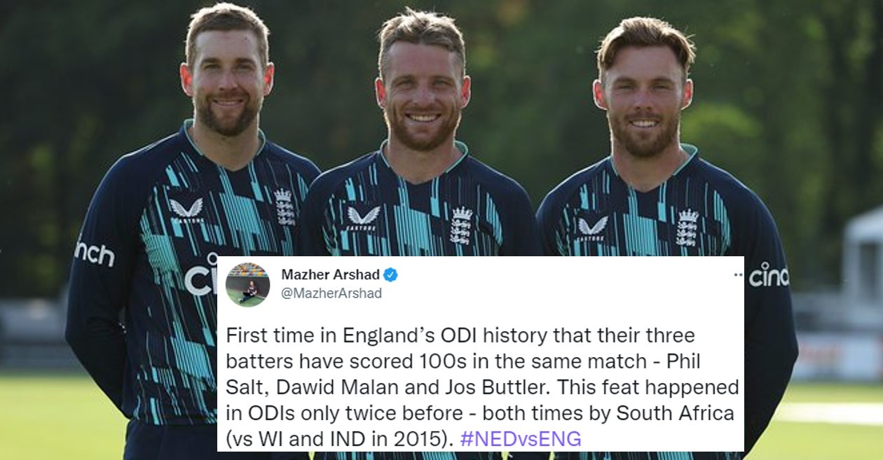 Twitter reactions: Record-breaking England thrash Netherlands in the first ODI