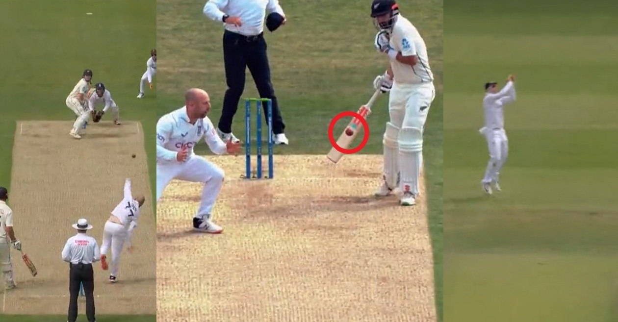 Henry Nicholls gets out in an unusual way in 3rd Test