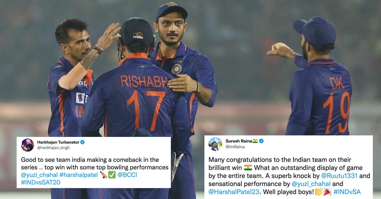 Twitter reactions: India thrash South Africa in 3 T20I to keep the series alive