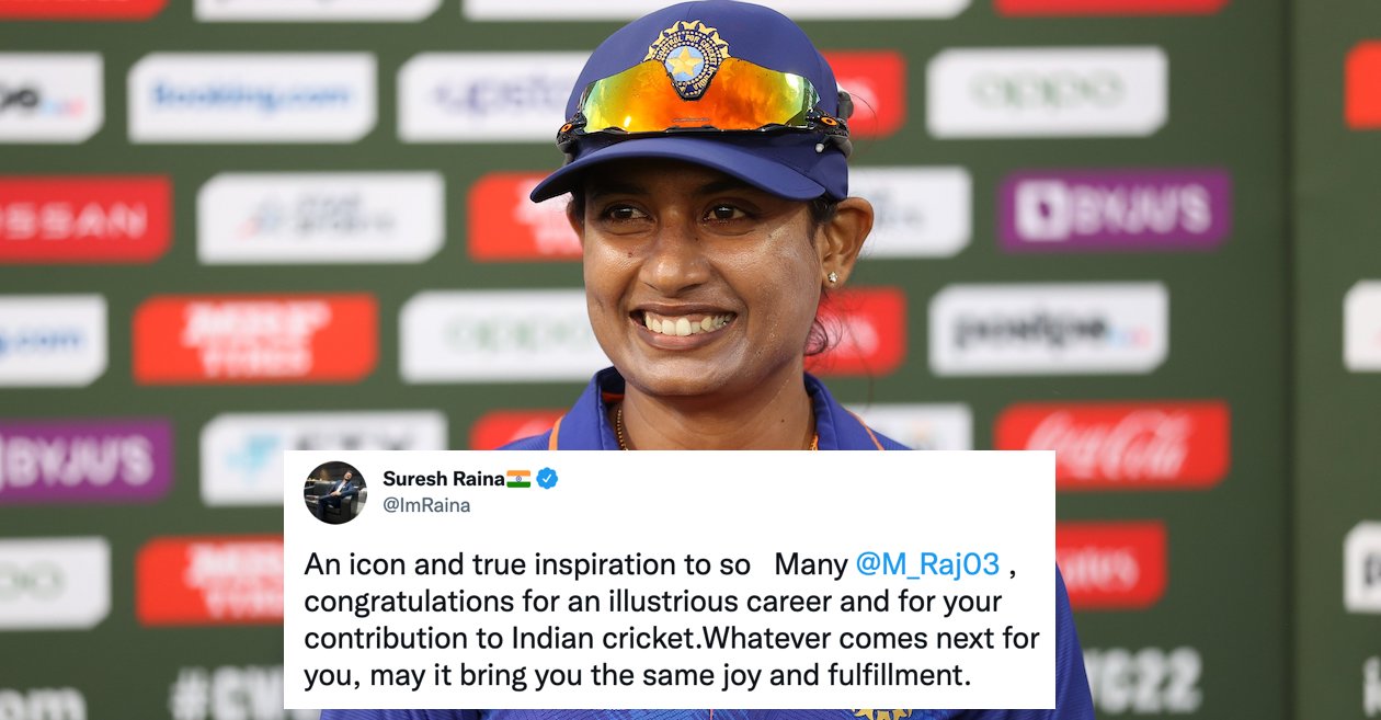 Cricketing world salutes newly retired Mithali Raj