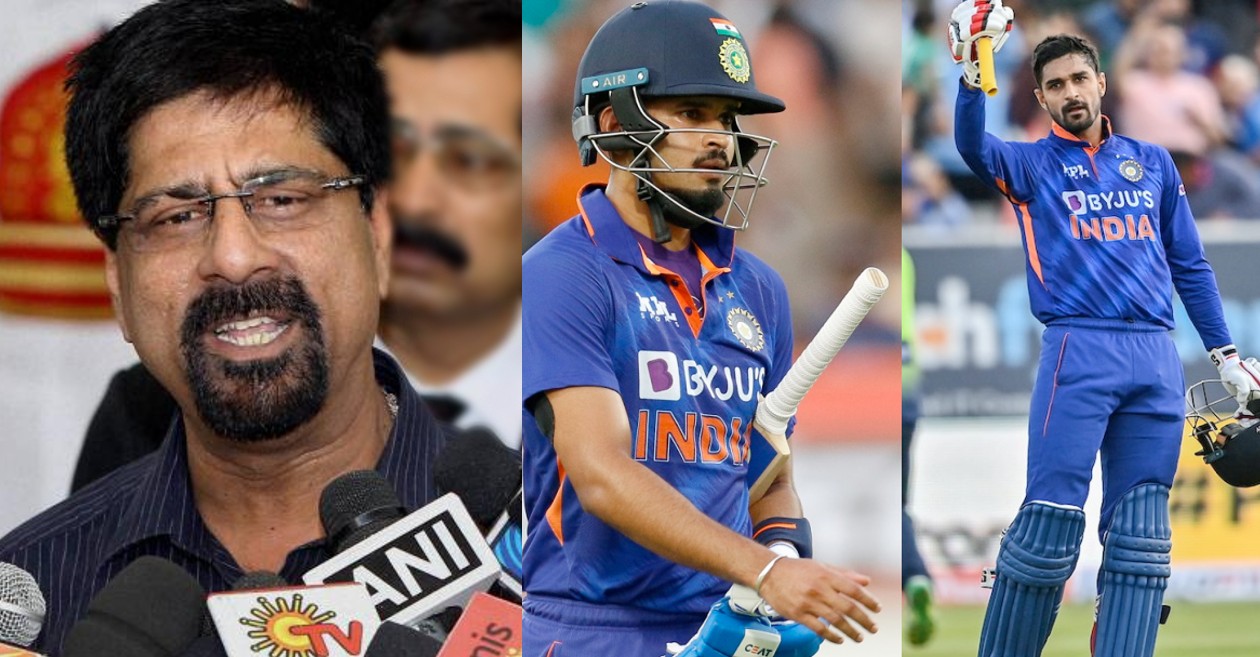 “Dravid ka soch nahi chaiye”: Kris Srikkanth opines on Shreyas Iyer’s selection over Deepak Hooda in 1st T20I