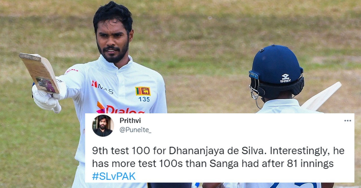 Sri Lanka on top after Dhananjaya de Silvas ton