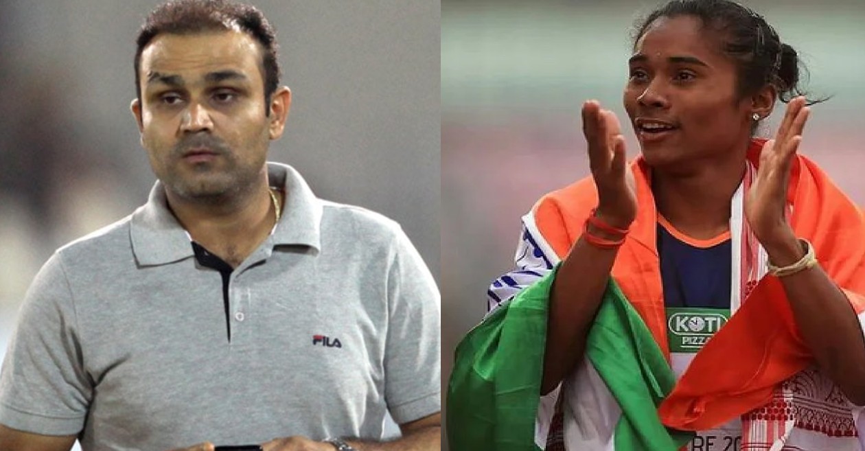 Virender Sehwag wrongly congratulated Hima Das for winning gold at CWG 2022