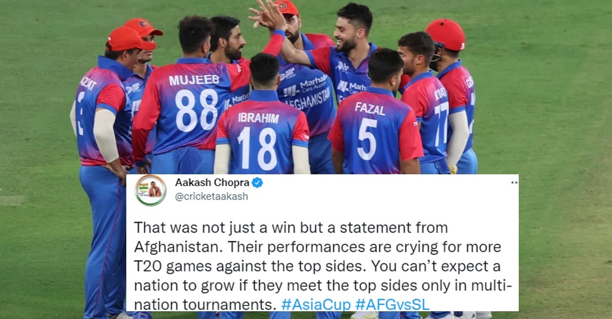 Afghanistan beat Sri Lanka in 1st match of Asia Cup 2022