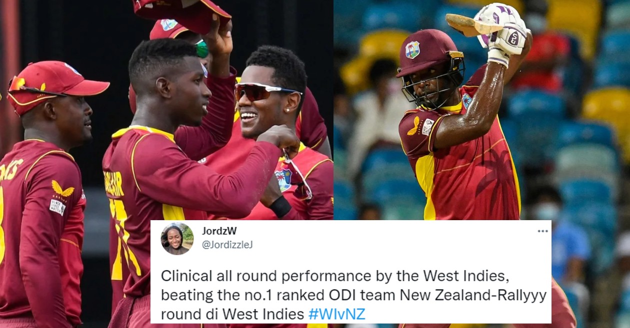 West Indies beat New Zealand in 1st ODI